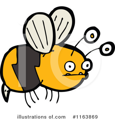 Royalty-Free (RF) Bees Clipart Illustration by lineartestpilot - Stock Sample #1163869