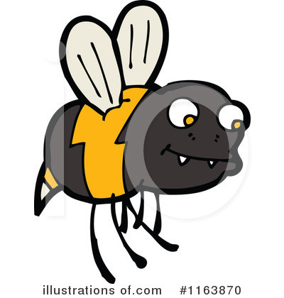 Royalty-Free (RF) Bees Clipart Illustration by lineartestpilot - Stock Sample #1163870