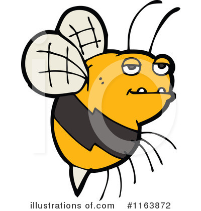 Royalty-Free (RF) Bees Clipart Illustration by lineartestpilot - Stock Sample #1163872