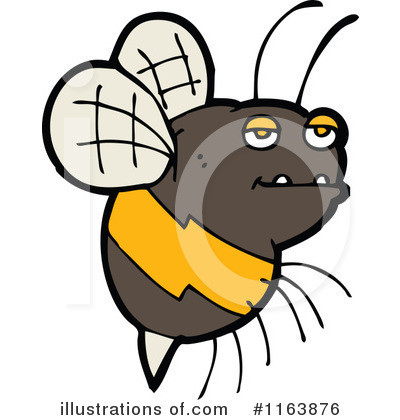 Royalty-Free (RF) Bees Clipart Illustration by lineartestpilot - Stock Sample #1163876
