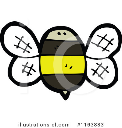 Royalty-Free (RF) Bees Clipart Illustration by lineartestpilot - Stock Sample #1163883