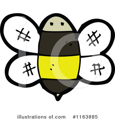 Royalty-Free (RF) Bees Clipart Illustration by lineartestpilot - Stock Sample #1163885