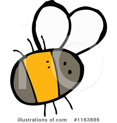 Royalty-Free (RF) Bees Clipart Illustration by lineartestpilot - Stock Sample #1163886
