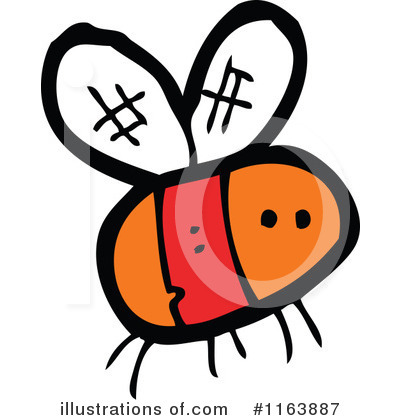 Royalty-Free (RF) Bees Clipart Illustration by lineartestpilot - Stock Sample #1163887