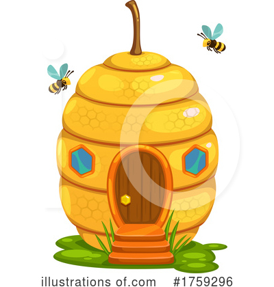 Bee Clipart #1759296 by Vector Tradition SM