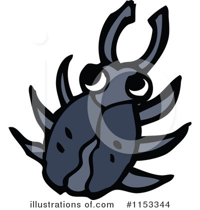 Royalty-Free (RF) Beetle Clipart Illustration by lineartestpilot - Stock Sample #1153344