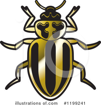 Royalty-Free (RF) Beetle Clipart Illustration by Lal Perera - Stock Sample #1199241