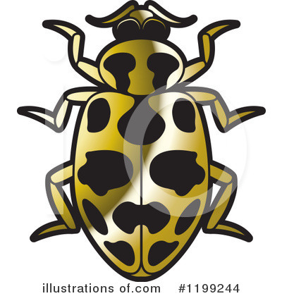 Royalty-Free (RF) Beetle Clipart Illustration by Lal Perera - Stock Sample #1199244