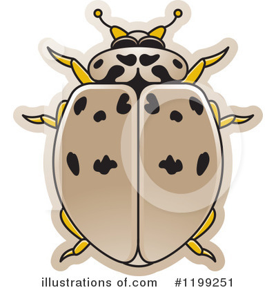 Royalty-Free (RF) Beetle Clipart Illustration by Lal Perera - Stock Sample #1199251