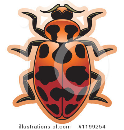 Royalty-Free (RF) Beetle Clipart Illustration by Lal Perera - Stock Sample #1199254