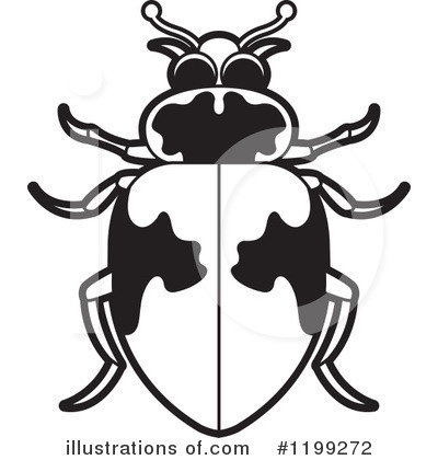 Royalty-Free (RF) Beetle Clipart Illustration by Lal Perera - Stock Sample #1199272