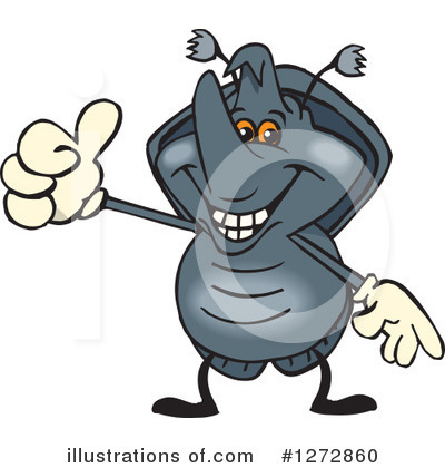Royalty-Free (RF) Beetle Clipart Illustration by Dennis Holmes Designs - Stock Sample #1272860