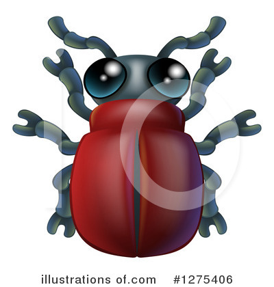 Royalty-Free (RF) Beetle Clipart Illustration by AtStockIllustration - Stock Sample #1275406