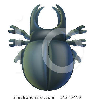 Royalty-Free (RF) Beetle Clipart Illustration by AtStockIllustration - Stock Sample #1275410