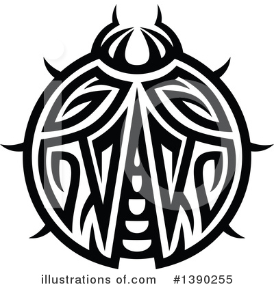 Royalty-Free (RF) Beetle Clipart Illustration by Vector Tradition SM - Stock Sample #1390255