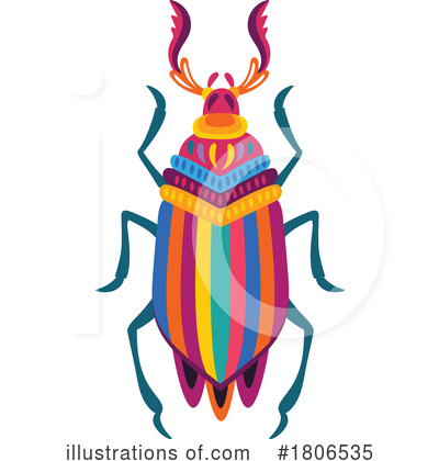 Royalty-Free (RF) Beetle Clipart Illustration by Vector Tradition SM - Stock Sample #1806535