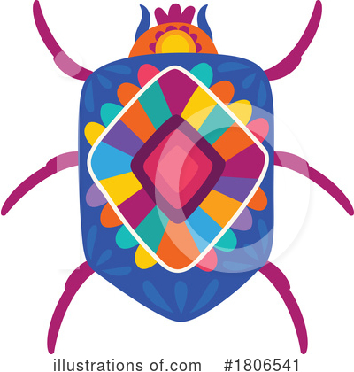 Royalty-Free (RF) Beetle Clipart Illustration by Vector Tradition SM - Stock Sample #1806541