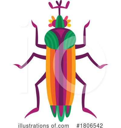 Royalty-Free (RF) Beetle Clipart Illustration by Vector Tradition SM - Stock Sample #1806542