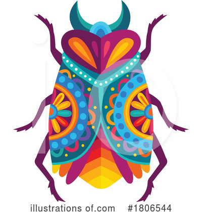Royalty-Free (RF) Beetle Clipart Illustration by Vector Tradition SM - Stock Sample #1806544