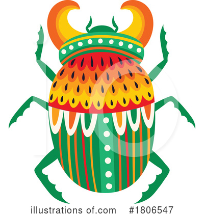Royalty-Free (RF) Beetle Clipart Illustration by Vector Tradition SM - Stock Sample #1806547