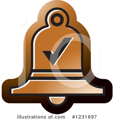 Royalty-Free (RF) Bell Clipart Illustration by Lal Perera - Stock Sample #1231697