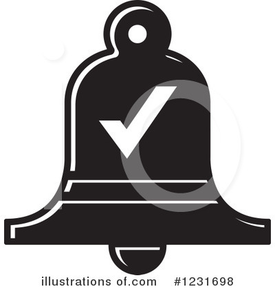Royalty-Free (RF) Bell Clipart Illustration by Lal Perera - Stock Sample #1231698