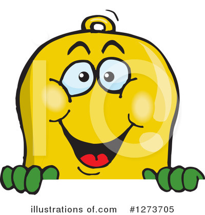 Royalty-Free (RF) Bell Clipart Illustration by Dennis Holmes Designs - Stock Sample #1273705
