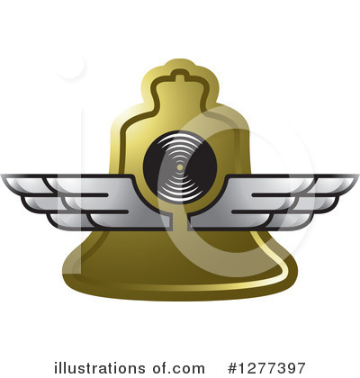 Royalty-Free (RF) Bell Clipart Illustration by Lal Perera - Stock Sample #1277397