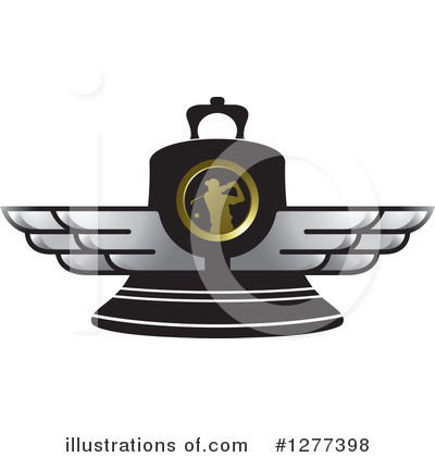 Royalty-Free (RF) Bell Clipart Illustration by Lal Perera - Stock Sample #1277398