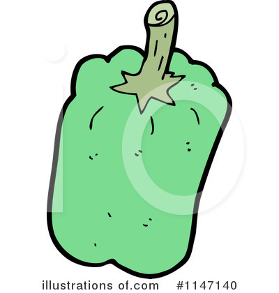 Green Bell Pepper Clipart #1147140 by lineartestpilot