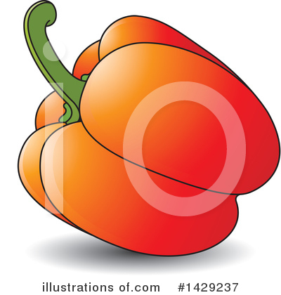 Bell Peppers Clipart #1429237 by Lal Perera