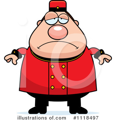 Royalty-Free (RF) Bellhop Clipart Illustration by Cory Thoman - Stock Sample #1118497