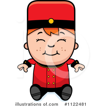Royalty-Free (RF) Bellhop Clipart Illustration by Cory Thoman - Stock Sample #1122481
