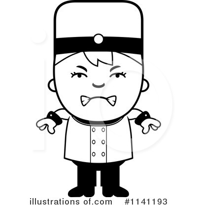 Royalty-Free (RF) Bellhop Clipart Illustration by Cory Thoman - Stock Sample #1141193