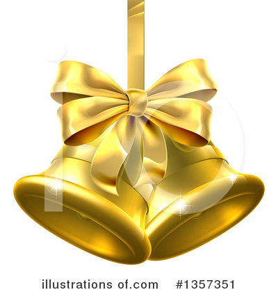 Christmas Bell Clipart #1357351 by AtStockIllustration