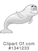 Beluga Whale Clipart #1341233 by Vector Tradition SM