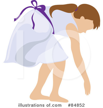 Royalty-Free (RF) Bending Over Clipart Illustration by Pams Clipart - Stock Sample #84852