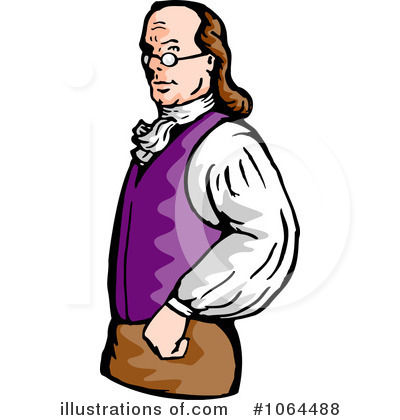 Royalty-Free (RF) Benjamin Franklin Clipart Illustration by patrimonio - Stock Sample #1064488