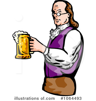 Royalty-Free (RF) Benjamin Franklin Clipart Illustration by patrimonio - Stock Sample #1064493