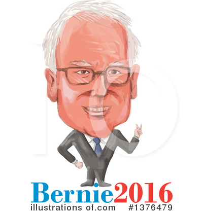 Royalty-Free (RF) Bernie Sanders Clipart Illustration by patrimonio - Stock Sample #1376479