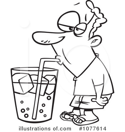 Thirsty Clipart #1077614 by toonaday