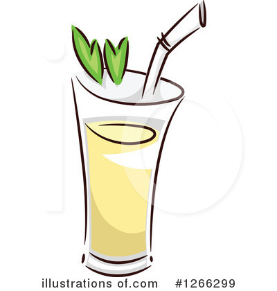 Pineapple Juice Clipart #1266299 by BNP Design Studio
