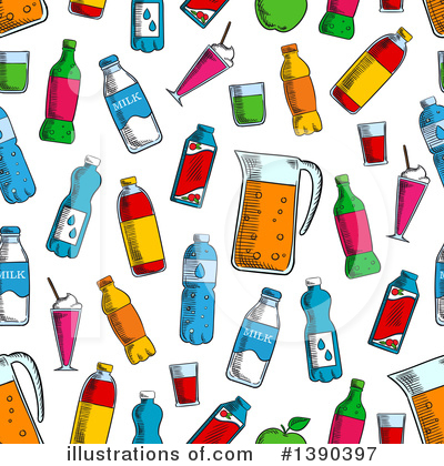 Soda Bottle Clipart #1390397 by Vector Tradition SM