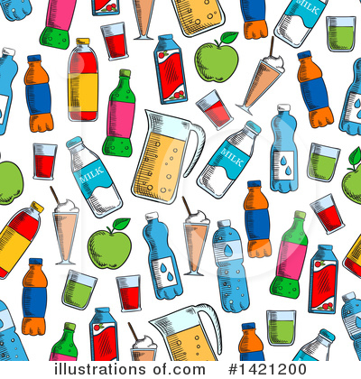 Water Bottle Clipart #1421200 by Vector Tradition SM