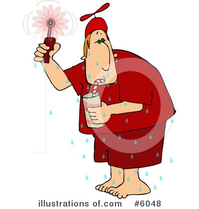 Sweating Clipart #6048 by djart
