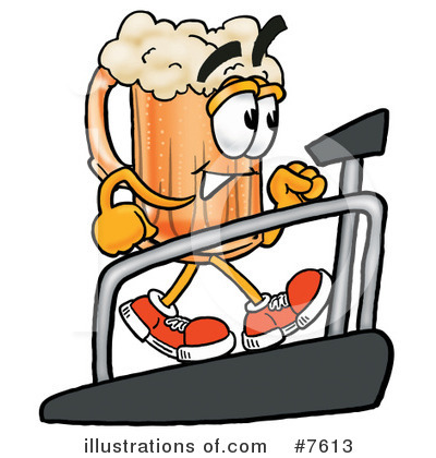 Beer Mug Character Clipart #7613 by Mascot Junction