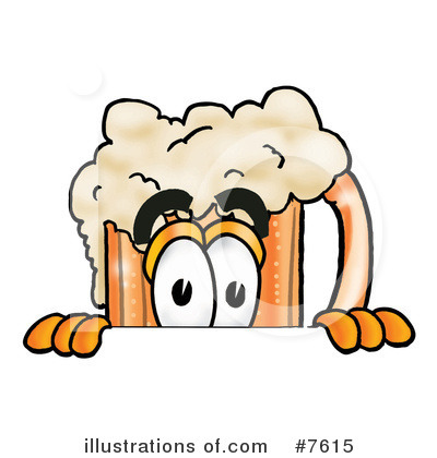 Beer Mug Character Clipart #7615 by Mascot Junction
