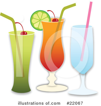 Royalty-Free (RF) Beverages Clipart Illustration by OnFocusMedia - Stock Sample #22067