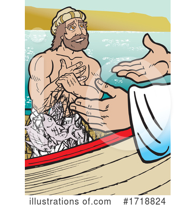 Bible Clipart #1718824 by Johnny Sajem