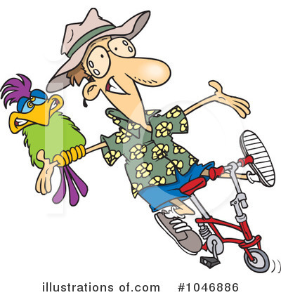 Bicycle Clipart #1046886 by toonaday
